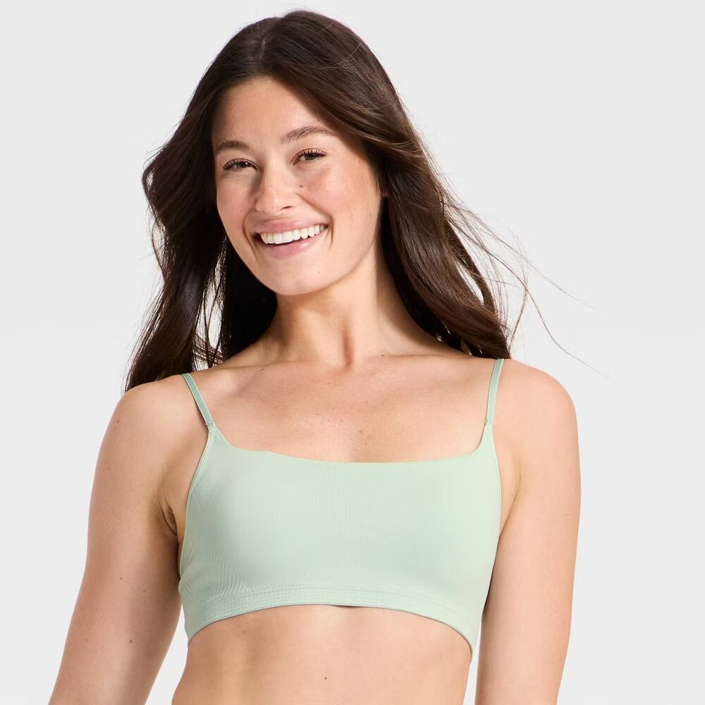 Women's Seamless Value Bralette - Auden Mint Green L